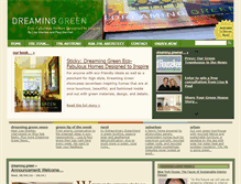Tablet Screenshot of dreaminggreenbook.com